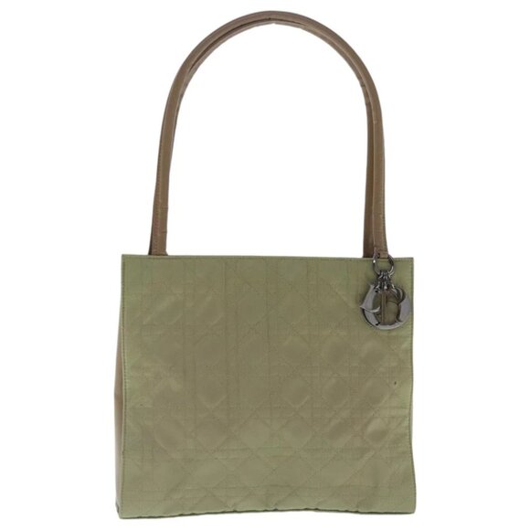 Christian Dior Canage Shoulder Bag Nylon Beige - Picture 1 of 16